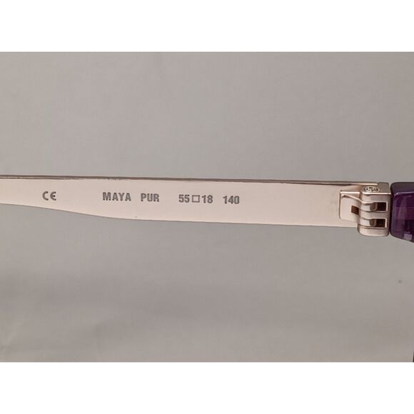 M America Maya Purple 55-18-140 Eyeglasses Frames - Picture 7 of 11